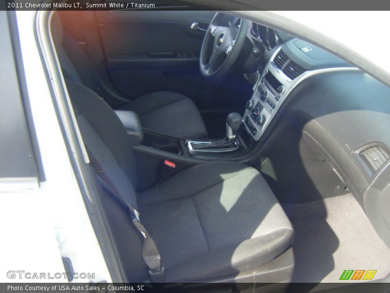 Summit White / Titanium 2011 Chevrolet Malibu LT