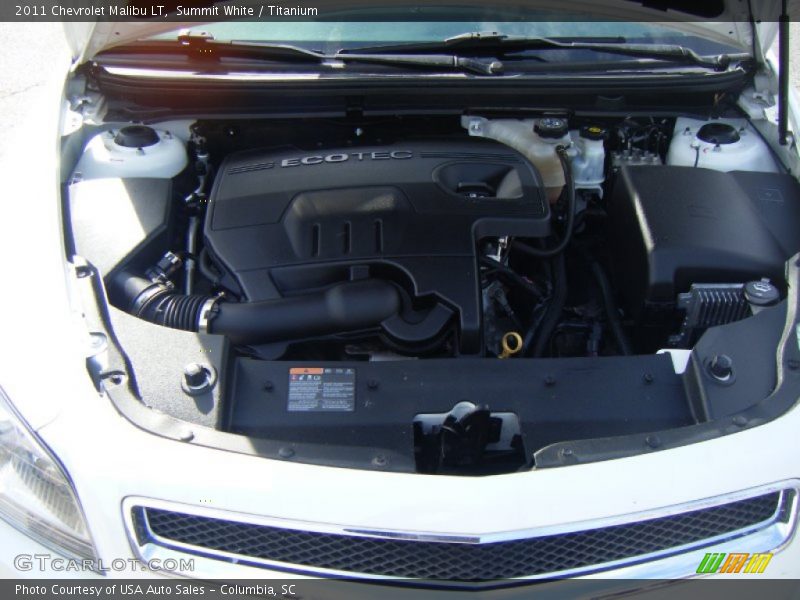 Summit White / Titanium 2011 Chevrolet Malibu LT