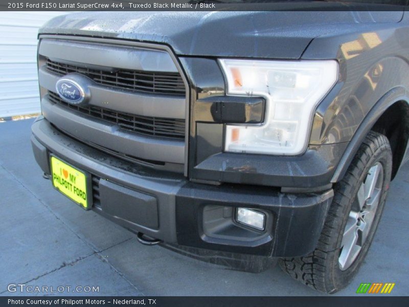 Tuxedo Black Metallic / Black 2015 Ford F150 Lariat SuperCrew 4x4