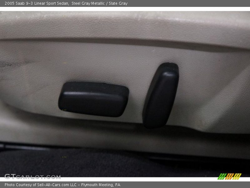 Steel Gray Metallic / Slate Gray 2005 Saab 9-3 Linear Sport Sedan