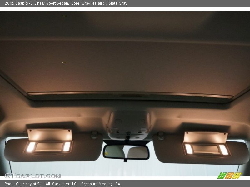 Steel Gray Metallic / Slate Gray 2005 Saab 9-3 Linear Sport Sedan