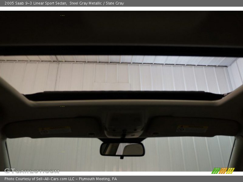 Steel Gray Metallic / Slate Gray 2005 Saab 9-3 Linear Sport Sedan