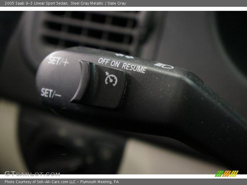 Steel Gray Metallic / Slate Gray 2005 Saab 9-3 Linear Sport Sedan
