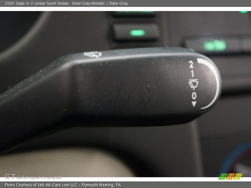 Steel Gray Metallic / Slate Gray 2005 Saab 9-3 Linear Sport Sedan