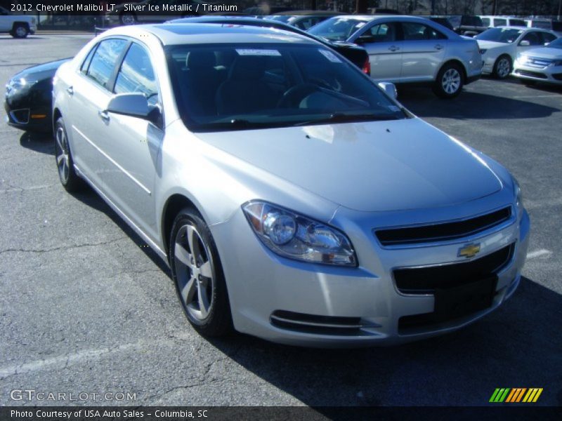 Silver Ice Metallic / Titanium 2012 Chevrolet Malibu LT
