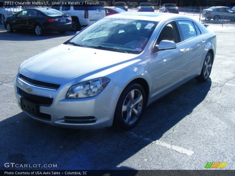 Silver Ice Metallic / Titanium 2012 Chevrolet Malibu LT