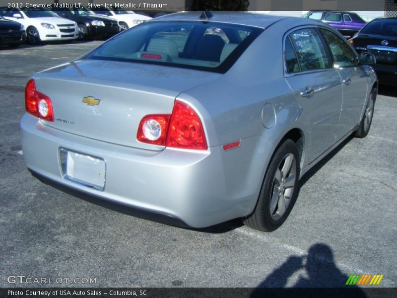 Silver Ice Metallic / Titanium 2012 Chevrolet Malibu LT