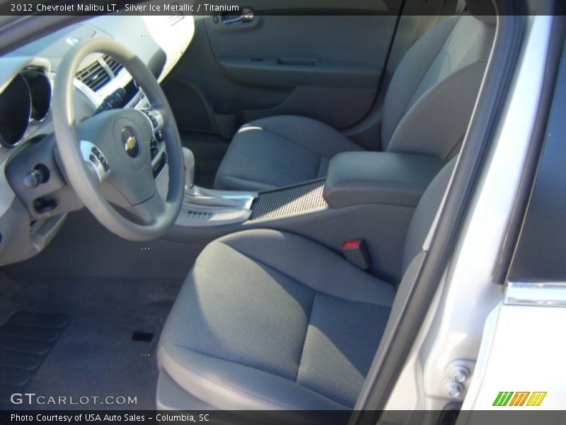 Silver Ice Metallic / Titanium 2012 Chevrolet Malibu LT