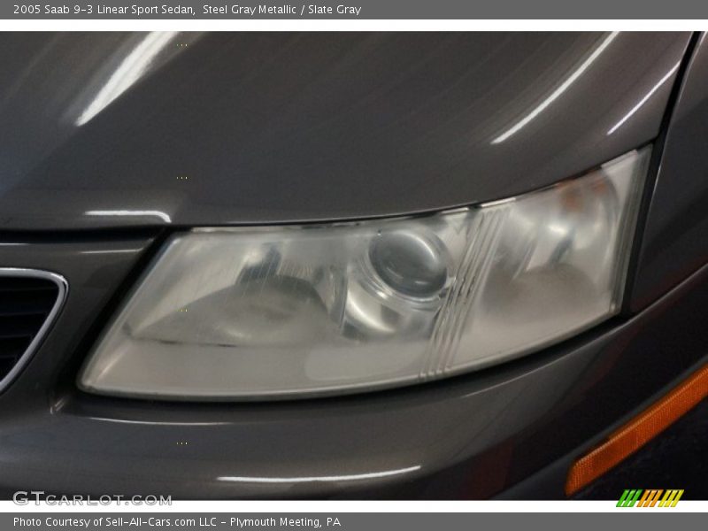 Steel Gray Metallic / Slate Gray 2005 Saab 9-3 Linear Sport Sedan
