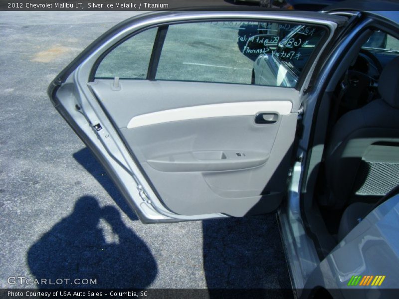 Silver Ice Metallic / Titanium 2012 Chevrolet Malibu LT
