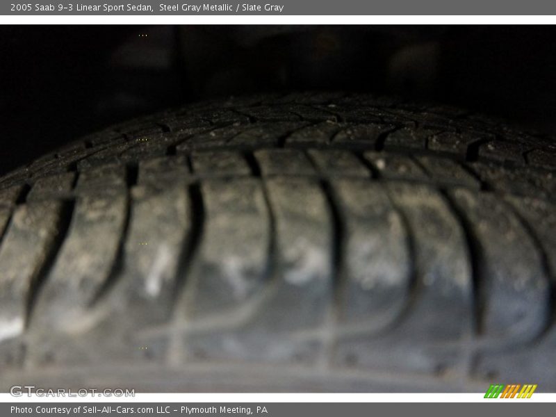 Steel Gray Metallic / Slate Gray 2005 Saab 9-3 Linear Sport Sedan