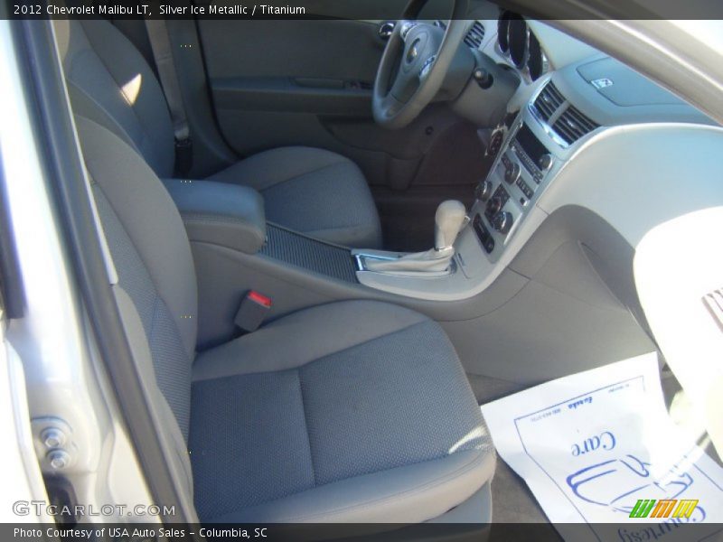 Silver Ice Metallic / Titanium 2012 Chevrolet Malibu LT