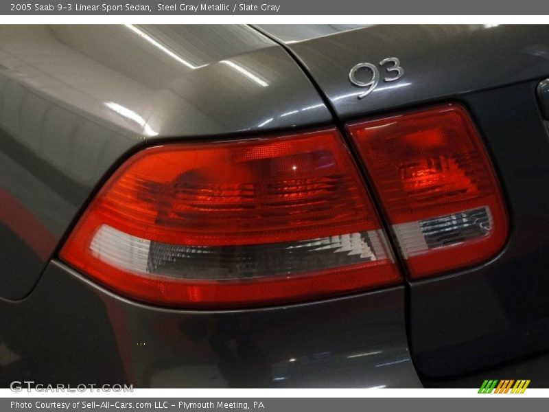 Steel Gray Metallic / Slate Gray 2005 Saab 9-3 Linear Sport Sedan