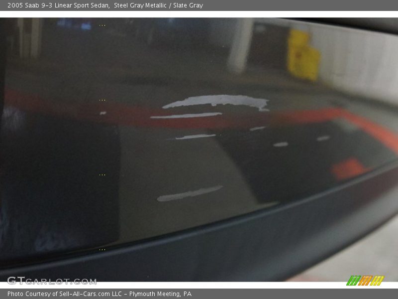 Steel Gray Metallic / Slate Gray 2005 Saab 9-3 Linear Sport Sedan