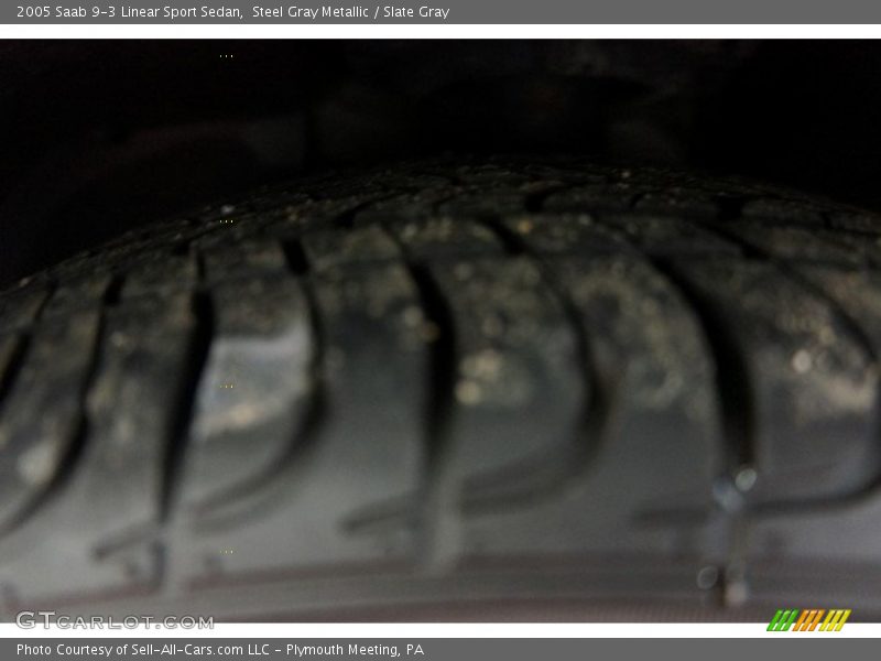Steel Gray Metallic / Slate Gray 2005 Saab 9-3 Linear Sport Sedan