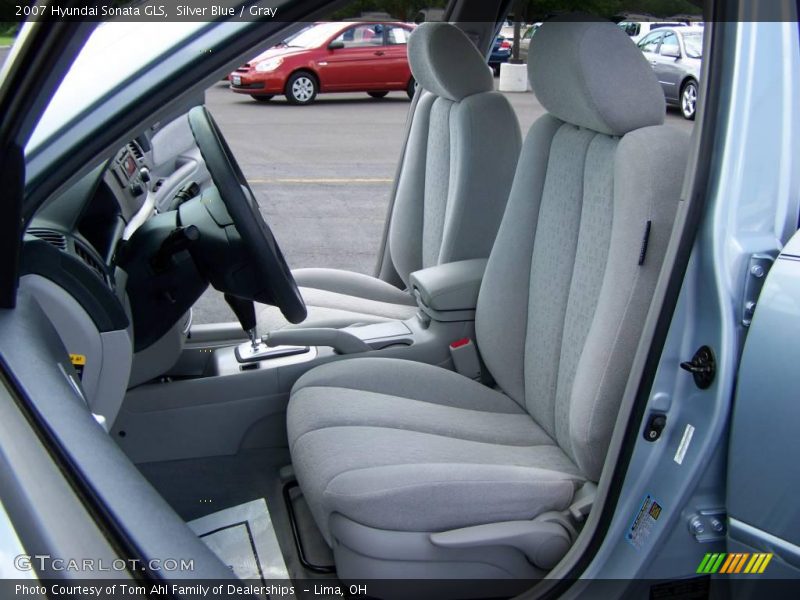 Silver Blue / Gray 2007 Hyundai Sonata GLS