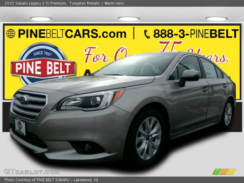 Tungsten Metallic / Warm Ivory 2015 Subaru Legacy 2.5i Premium