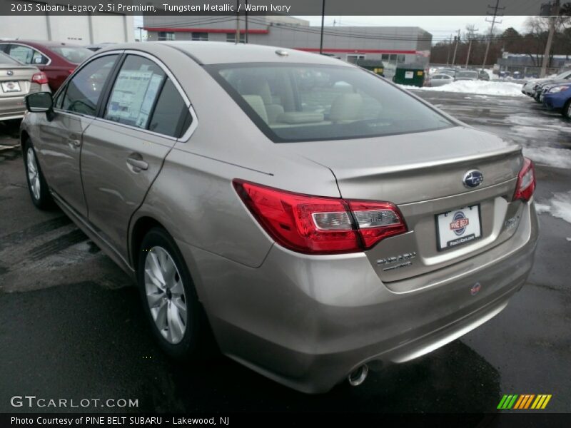 Tungsten Metallic / Warm Ivory 2015 Subaru Legacy 2.5i Premium