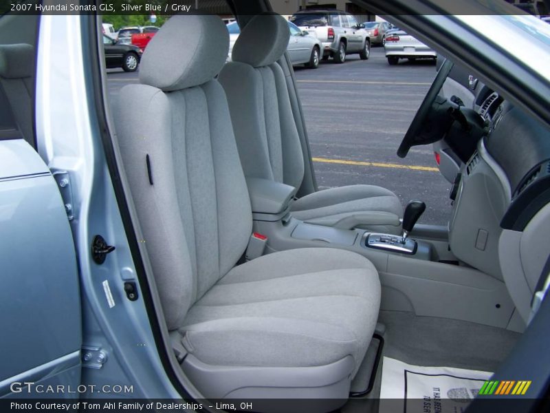 Silver Blue / Gray 2007 Hyundai Sonata GLS