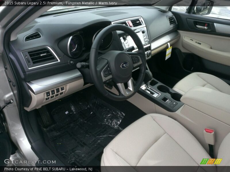 Warm Ivory Interior - 2015 Legacy 2.5i Premium 