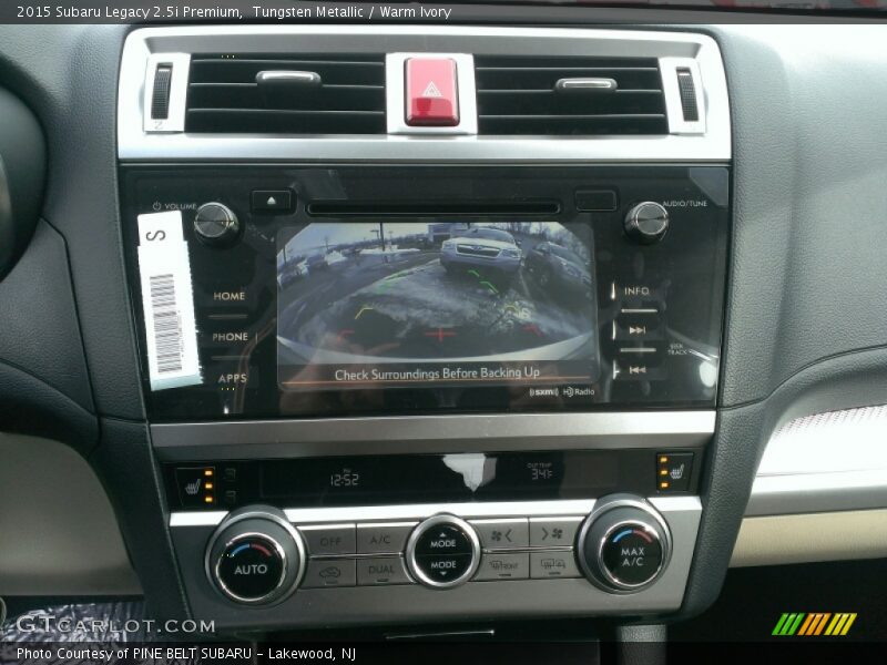 Controls of 2015 Legacy 2.5i Premium