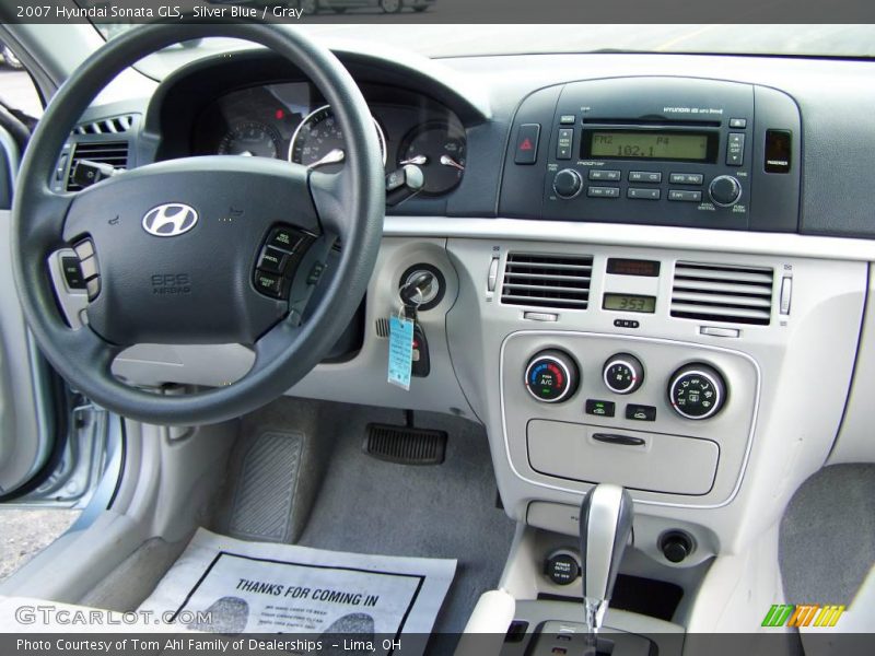 Silver Blue / Gray 2007 Hyundai Sonata GLS