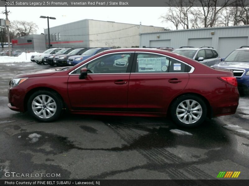 Venetian Red Pearl / Slate Black 2015 Subaru Legacy 2.5i Premium