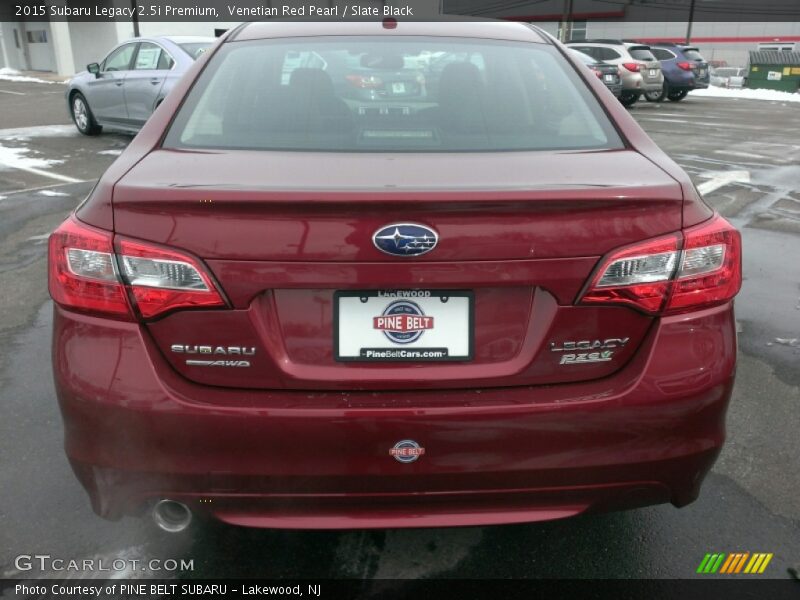 Venetian Red Pearl / Slate Black 2015 Subaru Legacy 2.5i Premium