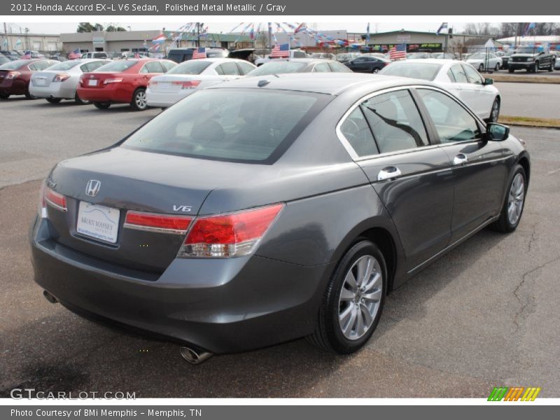 Polished Metal Metallic / Gray 2012 Honda Accord EX-L V6 Sedan