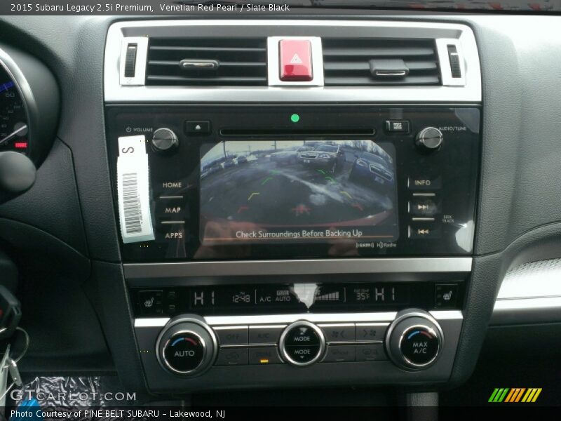 Venetian Red Pearl / Slate Black 2015 Subaru Legacy 2.5i Premium
