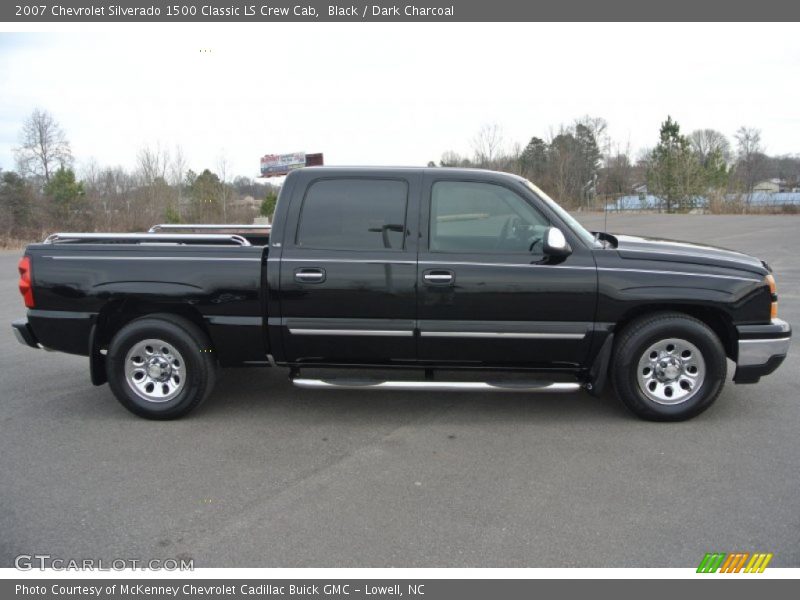 Black / Dark Charcoal 2007 Chevrolet Silverado 1500 Classic LS Crew Cab