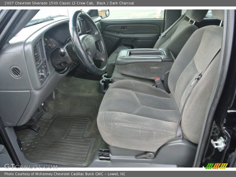 Black / Dark Charcoal 2007 Chevrolet Silverado 1500 Classic LS Crew Cab
