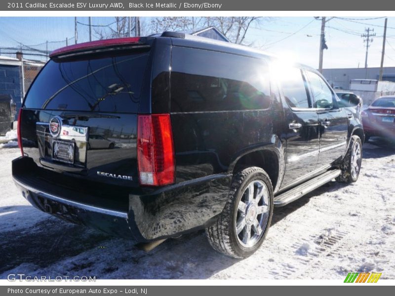 Black Ice Metallic / Ebony/Ebony 2011 Cadillac Escalade ESV Luxury AWD