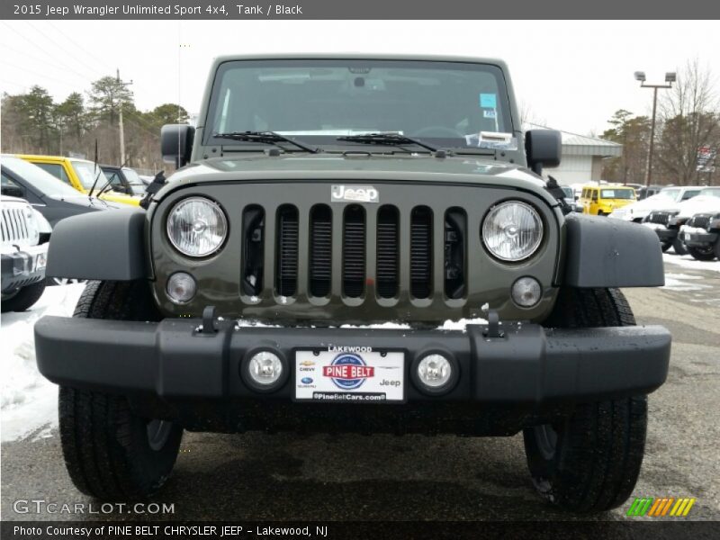 Tank / Black 2015 Jeep Wrangler Unlimited Sport 4x4