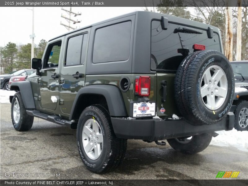 Tank / Black 2015 Jeep Wrangler Unlimited Sport 4x4