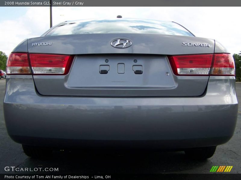 Steel Gray / Gray 2008 Hyundai Sonata GLS