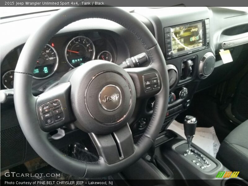 Tank / Black 2015 Jeep Wrangler Unlimited Sport 4x4