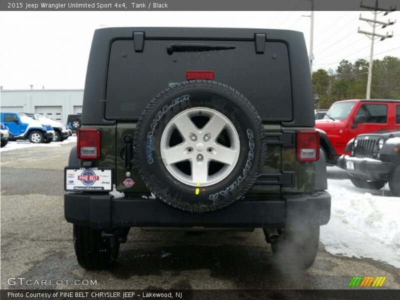 Tank / Black 2015 Jeep Wrangler Unlimited Sport 4x4