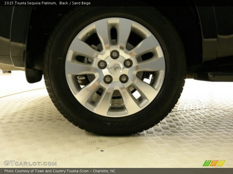Black / Sand Beige 2015 Toyota Sequoia Platinum