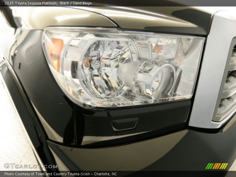 Black / Sand Beige 2015 Toyota Sequoia Platinum