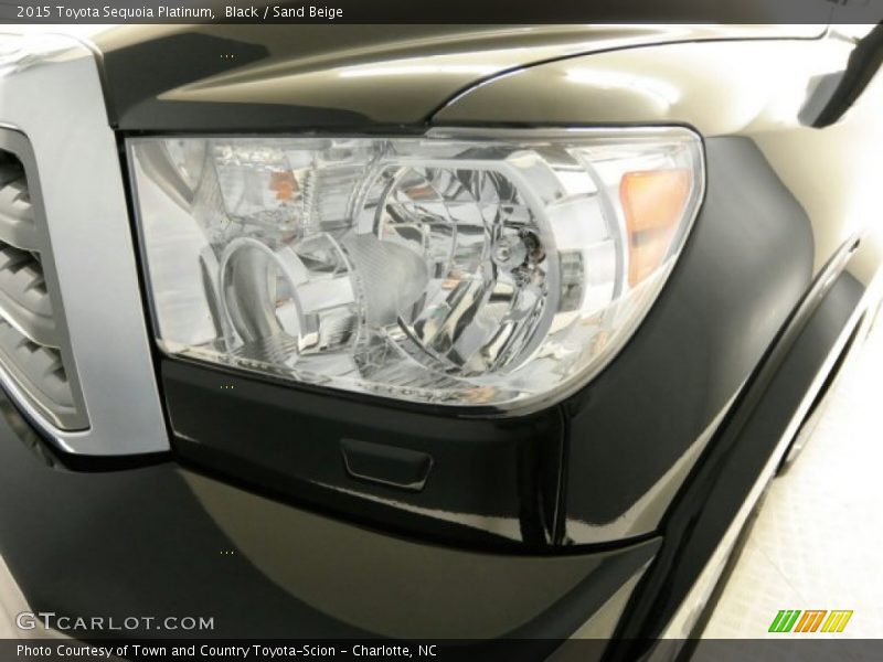Black / Sand Beige 2015 Toyota Sequoia Platinum