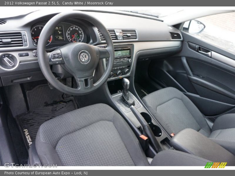 Candy White / Moonrock Gray 2012 Volkswagen Passat 2.5L S