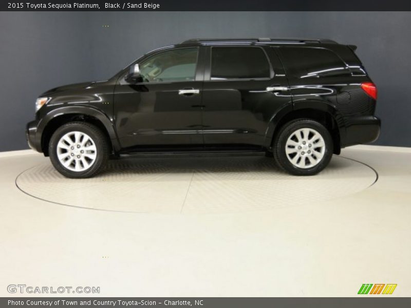 Black / Sand Beige 2015 Toyota Sequoia Platinum