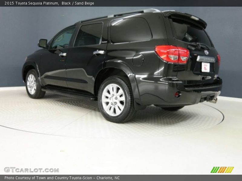 Black / Sand Beige 2015 Toyota Sequoia Platinum