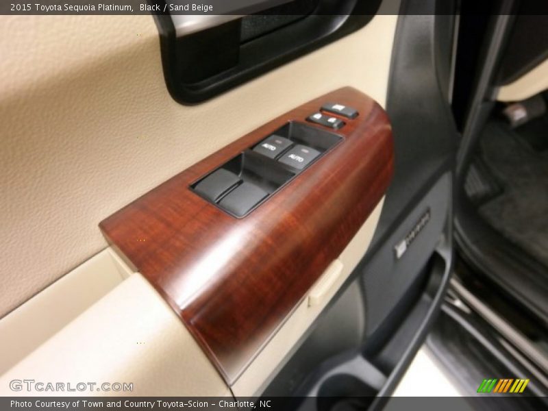 Black / Sand Beige 2015 Toyota Sequoia Platinum