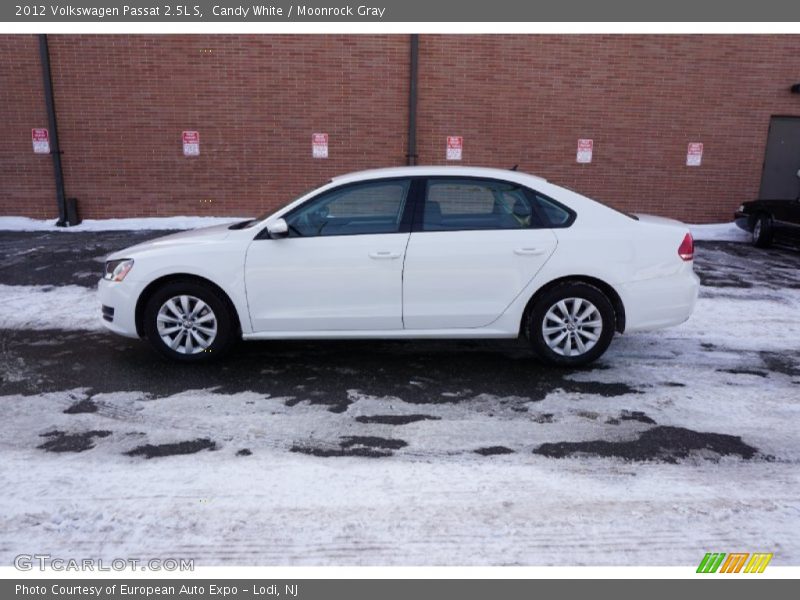 Candy White / Moonrock Gray 2012 Volkswagen Passat 2.5L S