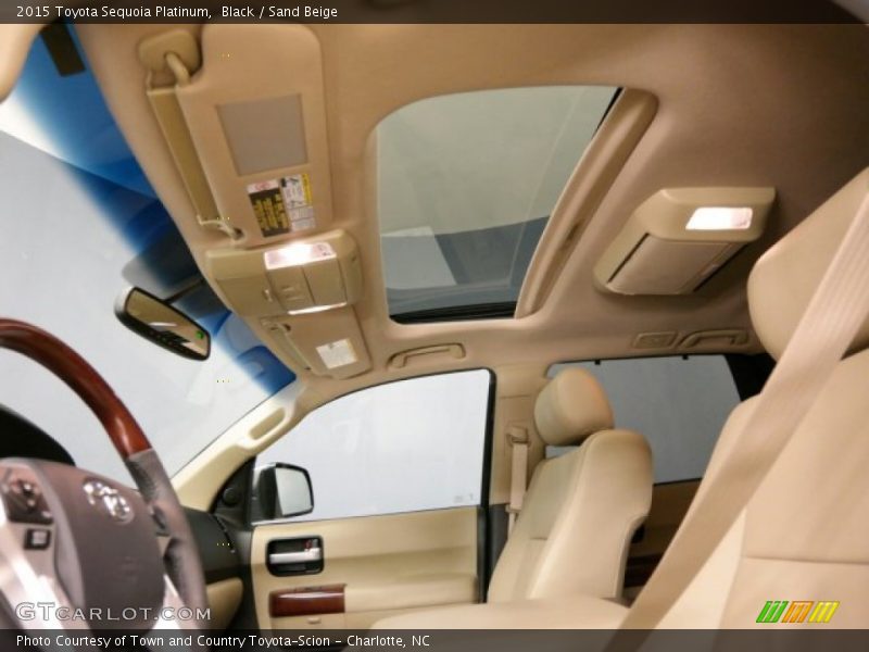 Black / Sand Beige 2015 Toyota Sequoia Platinum