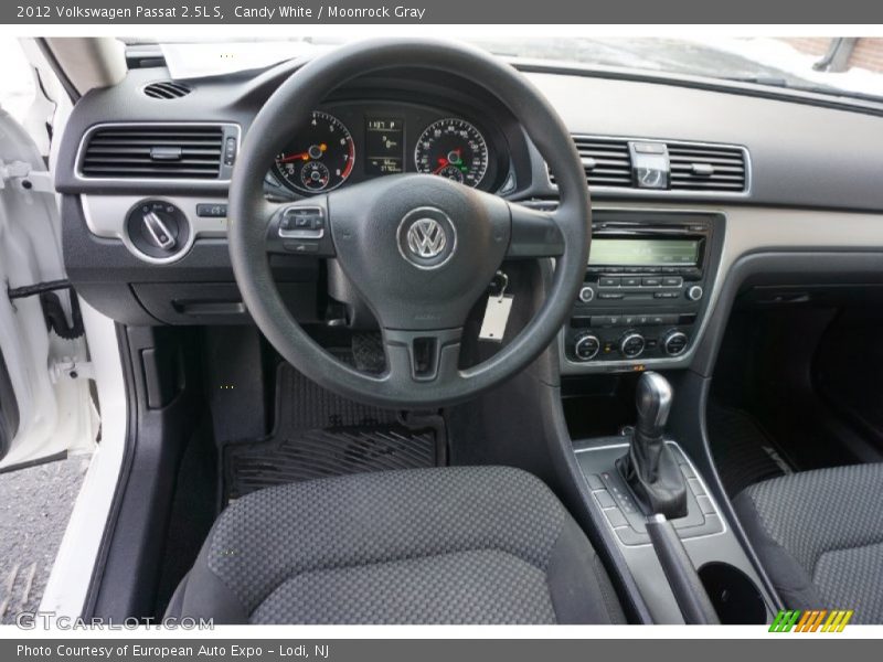 Candy White / Moonrock Gray 2012 Volkswagen Passat 2.5L S