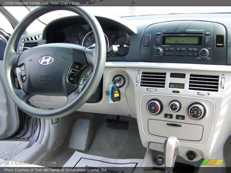 Steel Gray / Gray 2008 Hyundai Sonata GLS