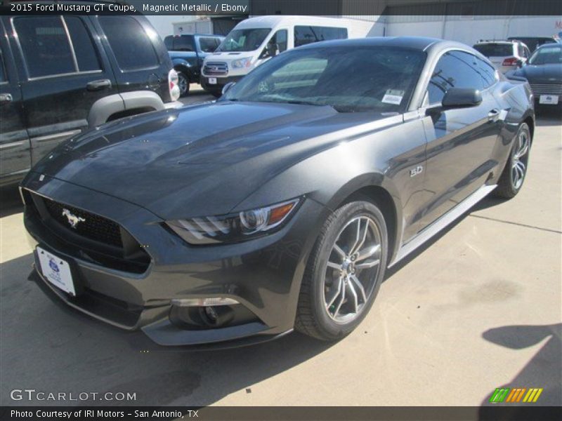 Magnetic Metallic / Ebony 2015 Ford Mustang GT Coupe